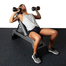 Load image into Gallery viewer, Fitness First Aerobic Step Combo Bench, Black