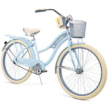 Load image into Gallery viewer, Snow Shop Everything Nel Lusso Classic Cruiser Bike Frame, Women's, Light Blue, 26"