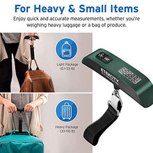 Load image into Gallery viewer, Etekcity Luggage Scale, Digital Portable Handheld Suitcase Weight for Travel with Rubber Paint, Temperature Sensor, 110 Pounds, Battery Included