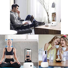 Load image into Gallery viewer, Auto Tracking Smart Shooting Holder【NO APP Required】 360°Rotation Auto Face Selfie Stick, Suitable for Phone, Tablet - Cell Phone Camera Mount for Tripod Stand - Idea for Live Streaming, Live Video