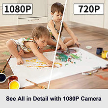 Load image into Gallery viewer, Dog Camera - 1080P Dog Camera with Phone App, Pan/Tilt/Zoom Home Camera with 2-Way Audio, AI Human Detection, Night Vision, Cloud Storage/TF Card, Compatible with Alexa, Camera for Pets/Baby