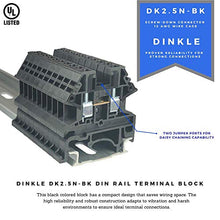 Load image into Gallery viewer, Dinkle DK2.5N-BK Terminal Block (Pack of 100)