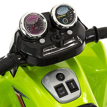 Load image into Gallery viewer, Best Choice Products Kids 12V Electric 4-Wheeler Ride On w/ LED Lights, Forward and Reverse, Green
