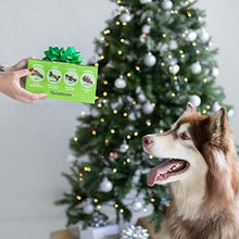 Load image into Gallery viewer, Benebone Holiday 4-Pack Durable Dog Chew Toys for Aggressive Chewers, Real Flavors, Made in USA, Small