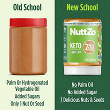 Load image into Gallery viewer, Keto Nut Butter by NuttZo | 7 Nuts & Seeds Blend, Keto-Friendly, Gluten-Free, Vegan, Kosher | 1g Sugar, 4g Protein, 2g Net Carbs | 12oz Jar