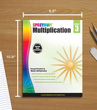 Load image into Gallery viewer, Spectrum Multiplication Workbook Grade 3, Multiplying Through 100 and Multiplication With 1- and 2-Digit Numbers, Classroom or Homeschool Curriculum