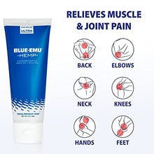 Load image into Gallery viewer, Blue Emu Hemp Cream Pain Relief for Muscle and Joint Maximum Support, Odor-Free, 2 Pack 3oz
