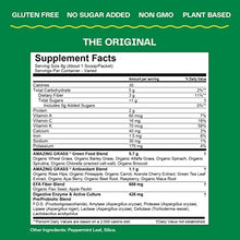 Load image into Gallery viewer, Amazing Grass Greens Blend Superfood: Super Greens Powder with Spirulina, Chlorella, Beet Root Powder, Digestive Enzymes, Prebiotics & Probiotics, Original, 30 Servings (Packaging May Vary)