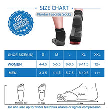 Load image into Gallery viewer, Plantar Fasciitis Compression Sleeve (6 Pairs) with Arch Foot Support for Men & Women - Best Plantar Fasciitis Night Sock for Foot and Heel Pain Relief