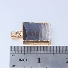 Load image into Gallery viewer, Bonnie 24 inch Agate Stone Crystal Pendant Necklace Natural Stone Handmade Jewelry (5)