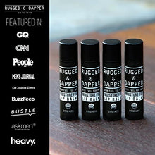 Load image into Gallery viewer, RUGGED & DAPPER Organic Lip Balm Set for Men | Natural Eucalyptus + Mint Flavor | Pack of 4 tubes