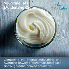 Load image into Gallery viewer, Pure Plant-Based Squalane HA+ Moisturizing Cream with Hyaluronic Acid – Organic ECOCERT Approved USDA Certified Squalane Derived from Sugarcane – Best Moisturizer For Face, Body & Skin - 2 fl / 60 ml