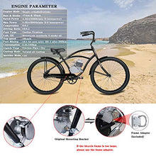 Load image into Gallery viewer, Yaheeda 80CC Bicycle Engine Kit,Motorized Upgrade Bike 2-Stroke Conversion Kit,DIY Petrol Gas Engine Bicycle Motor Kit Set for 24", 26" and 28" Bikes (Silver)