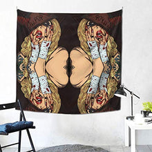 Load image into Gallery viewer, Ellinaskata in This Moment Maria Brink Whore Wall Tapestry Wall Hanging Art Living Room Bedroom Home Decoration (59x59inch).