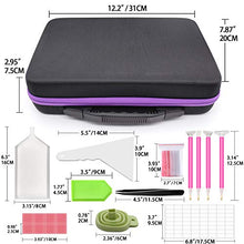 Load image into Gallery viewer, ARTDOT Diamond Painting Storage Containers, 60 Slots Diamond Painting Accessories Shockproof Jars for Jewelry Beads Rings Charms Glitter Rhinestones