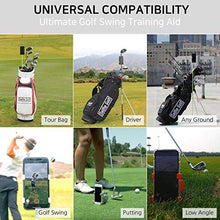 Load image into Gallery viewer, SelfieGOLF Record Golf Swing - Cell Phone Holder Golf Analyzer Accessories | Winner of The PGA Best Product | Selfie Putting Training Aids Works with Any Golf Bag and Alignment Stick