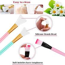 Load image into Gallery viewer, Face Mask Mixing Bowl Set, Anezus 11 Pcs DIY Facemask Mixing Tool Kit with Facial Mask Bowl Stick Spatula Silicone Brush Spray Bottle Puff Soaking Bottle Gauges