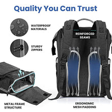 Load image into Gallery viewer, Travel Bundle: Kids Travel Tray & Baby Diaper Bag Backpack with Changing Station for Boys and Girls