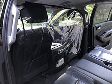 Load image into Gallery viewer, Car Partition for SUVs Sneeze Guard with AC Window for Rear Portable Removable Foldable