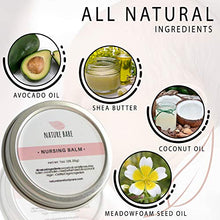 Load image into Gallery viewer, Nipple Cream for Breastfeeding - Natural Nipple Butter - Vegan Breast Balm for New Mama & Baby | Nursing and Dry Skin - Nipple Salve | Earth Friendly | 1oz