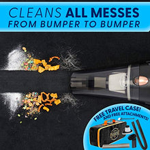 Load image into Gallery viewer, Portable Car Vacuum Cleaner: High Power Corded Handheld Vacuum w/ 16 foot cable - 12V - Best Car & Auto Accessories Kit for Detailing and Cleaning Car Interior