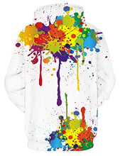 Load image into Gallery viewer, Linnhoy Unisex Realistic 3D Digital Print Pullover Hoodie Hooded Sweatshirt, XX-Large