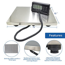 Load image into Gallery viewer, SurmountWay 440lbs Digital Livestock Scale Large Pet Vet Scale Stainless Steel Platform Electronic Postal Shipping Scale Industrial Floor Scale Heavy Duty Dog Scale