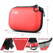 Load image into Gallery viewer, I GO 85 Pieces Hard Shell Mini Compact First Aid Kit, Small Personal Emergency Survival Kit for Travel Hiking Camping Backpacking Hunting Marine Car