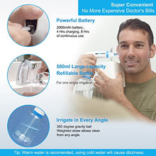 Load image into Gallery viewer, BOCOOLIFE Electric Earwax Removal Ear Irrigation System - Electric Ear Irrigation Kit Ear Cleaner Ear Wax Washer Safe and Easy Ear Cleaning with 4 Pressure Levels, 5 Disposable Tips & Ear Catch Basin