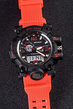Load image into Gallery viewer, Men‘s Military Watch Dual Display Waterproof Sport Digital Big Wrist Watch Outdoor Tactical Red Watch