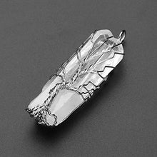 Load image into Gallery viewer, Jovivi Tree of Life Pendant Necklace, Wire Wrapped Raw Clear Crystal Quartz Healing Crystal Gemstone Necklace for Women