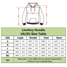 Load image into Gallery viewer, Linnhoy Unisex Realistic 3D Digital Print Pullover Hoodie Hooded Sweatshirt, XX-Large