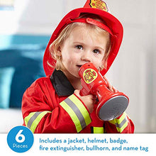 Load image into Gallery viewer, Melissa & Doug Fire Chief Role Play Costume Set