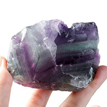 Load image into Gallery viewer, Rockcloud 2-3" Natural Raw Flourite Mineral Healing Crystal Irregular Home Decoration Gemstone Specimen Medium