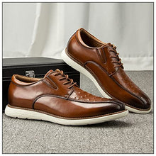 Load image into Gallery viewer, JITAI Men's Oxford Shoes Fashion Dress Shoes for Men Lace Up Business Casual Shoes