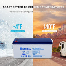 Load image into Gallery viewer, Renogy 12V 200AH Rechargeable Deep Cycle Hybrid GEL Battery for Solar Wind RV Marine Camping UPS Wheelchair Trolling Motor, Maintenance Free, Non Spillable