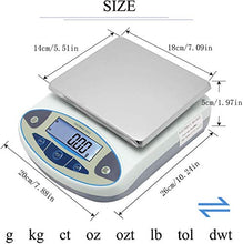 Load image into Gallery viewer, CGOLDENWALL High Precision Lab Analytical Electronic Balance Digital Precision Scale Laboratory Precision Weighing Electronic Scales Balance Jewelry Scales Gold Balance Kitchen Scales (5000g, 0.01g)