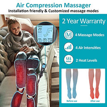 Load image into Gallery viewer, Sotion Pro Leg Massager, for Circulation and Relaxing Muscles,Foot Calf Thigh Massage Air Compression Machine with Convenient Travel Bag,Sequential Therapy Device Gifts for Dad and Mom