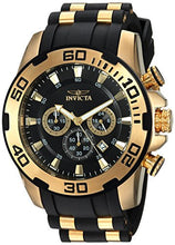 Load image into Gallery viewer, Invicta Men's Pro Diver Stainless Steel Quartz Watch with Silicone Strap, Black, 25 (Model: 22340)