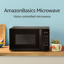 Load image into Gallery viewer, AmazonBasics Microwave, Small, 0.7 Cu. Ft, 700W, Works with Alexa