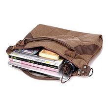 Load image into Gallery viewer, xiaoxiongmao Large Pocket Casual Women's Shoulder Cross body Handbags Canvas Leather Bags Blue