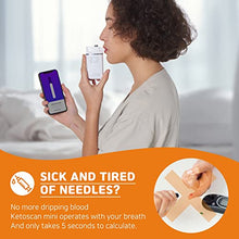Load image into Gallery viewer, V2 KETOSCAN Mini Breath Ketone Meter, Diet & Fitness Tracker | Monitor Your Fat Metabolism or Level of Ketosis on Low carb, Ketogenic or Any Nutrition & Fitness Program