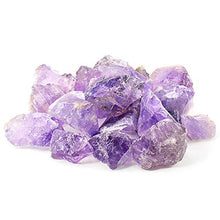 Load image into Gallery viewer, Unihom 1 lb Bulk Rough Amethyst Crystal - Large 1" Natural Raw Stones Crystal for Tumbling, Cabbing, Fountain Rocks, Decoration,Polishing, Wire Wrapping, Wicca & Reiki Healing Crystals