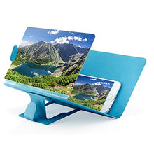 Load image into Gallery viewer, OCT17 Phone Screen Magnifier Cellphone Projector Enlarged Amplifier Mobile Bracket Holder 3D HD Movie Video Stand Compatible with All Smartphone