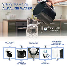 Load image into Gallery viewer, WaterAg | 3 in 1 Water Ionizer | Alkaline Water Machine Pitcher PH 2.4-11, up to -1000mV ORP | Colloidal Silver Generator Kit 0-20 PPM, Silver Rods 9999 Pure | Acidic Water