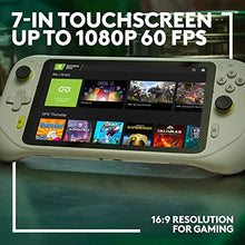 Load image into Gallery viewer, Logitech G Cloud Gaming Handheld , Portable Gaming Console with Long-Battery Life, 1080P 7-Inch Touchscreen, Lightweight Design, Xbox Cloud Gaming, NVIDIA GeForce NOW, Google Play