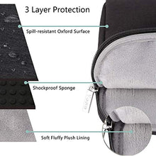 Load image into Gallery viewer, Voova Laptop Bag 17 17.3 inch Water-resistant Laptop Sleeve Case with Shoulder Straps & Handle/Notebook Computer Case Briefcase Compatible with MacBook Pro/New Razer Blade Pro 17 / Acer/Asus/Hp,Black