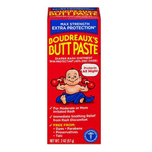 Load image into Gallery viewer, Boudreaux's Butt Paste Maximum Strength Diaper Rash Ointment, 2 Ounce Tube