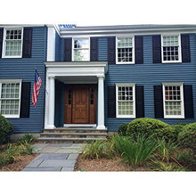 Load image into Gallery viewer, Ekena Millwork LP2S12X03500BL Lifetime Vinyl Standard Shutter (Per Pair), 12"W x 35"H, Black
