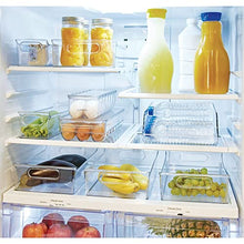 Load image into Gallery viewer, iDesign Plastic Refrigerator and Freezer Storage Organizer Bin Water Bottle and Drink Holder for Kitchen, Basement, Garage Fridge, BPA-Free, Clear